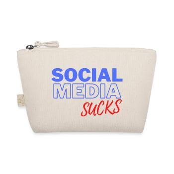 Social Media Sucks - Organic Pouch - nature - Front