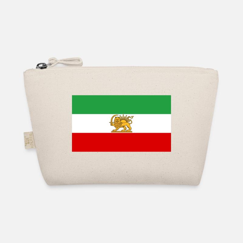 Lion and Sun Iran Flag - Bio-Täschchen - Natur