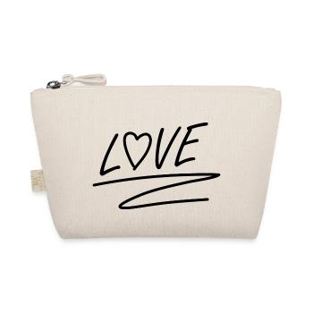 Love - Bio-Täschchen - Natur - Vorne