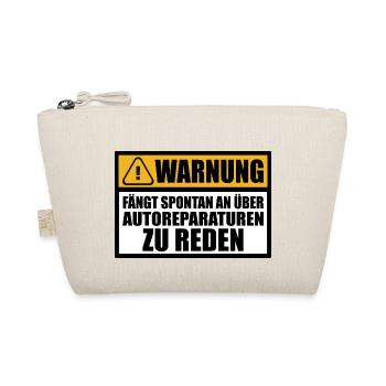 Automechaniker KFZ Mechaniker Sprüche Lustig - Bio-Täschchen - Natur - Vorne