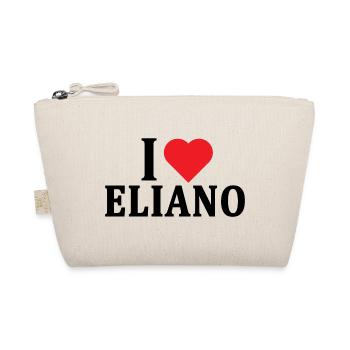 t-shirt J’adore Eliano idée cadeau t-shirt - Trousse biologique - nature - Devant