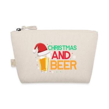 Noël et bière Super amateur de bière rétro - Trousse biologique - nature - Devant