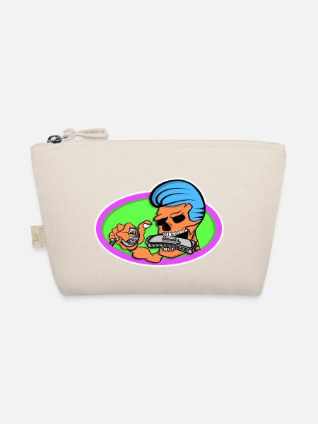Elvis Rat fink Harmonica Style - Trousse biologique - nature - Devant