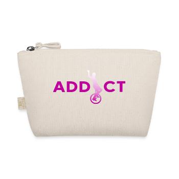 Unicycle Unicycle-Addict Unicycle-Addict unicyclist - Organic Pouch - nature - Front