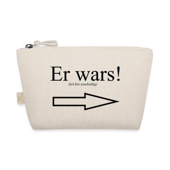 Er wars! (ich bin unschuldig) Meme Collection - Bio-Täschchen - Natur - Vorne