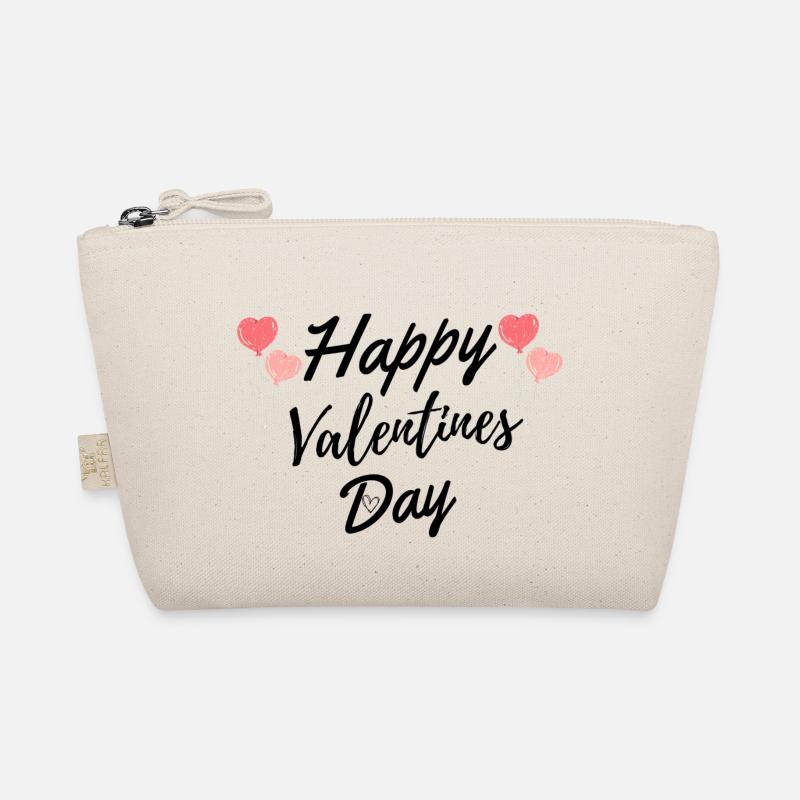 Happy Valentines Day Bio-Täschchen