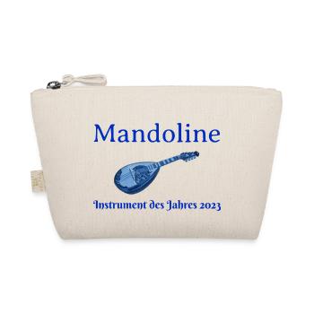 Mandoline - Instrument des Jahres (blau) - Bio-Täschchen - Natur - Vorne