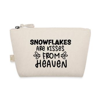 Snowflakes are kisses from Heaven - Bio-Täschchen - Natur - Vorne