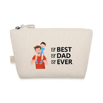 Best Dad ever - Bio-Täschchen - Natur - Vorne