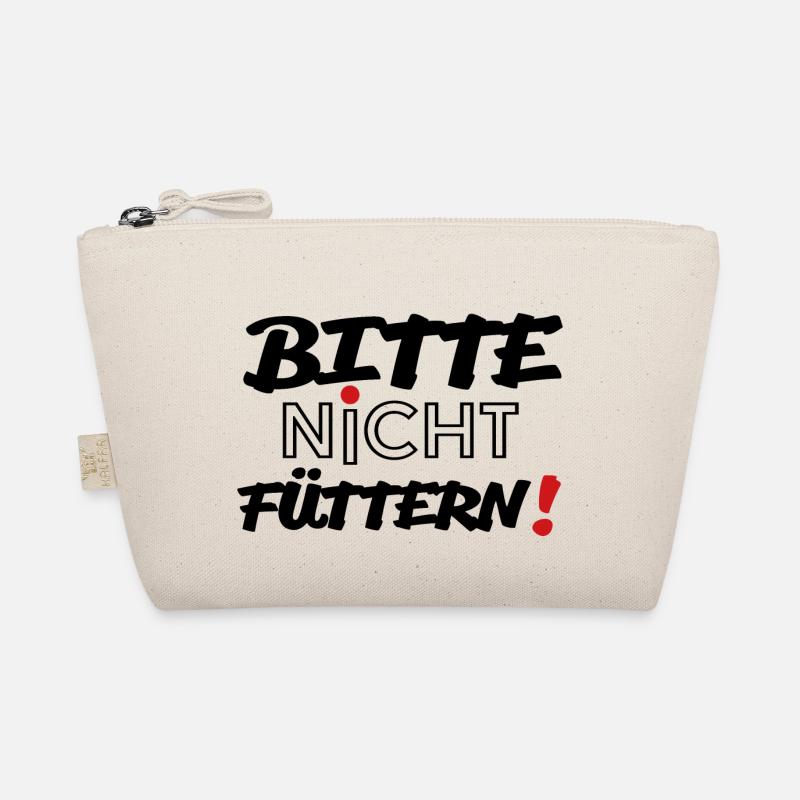 Bitte nicht füttern! - Bio-Täschchen - Natur