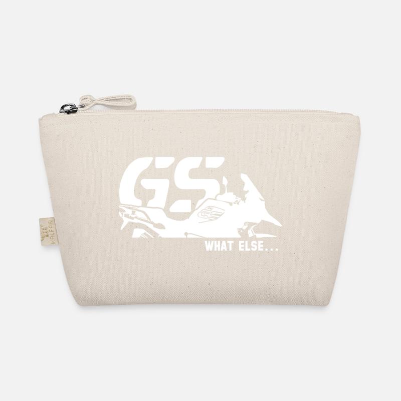 Biker Motorradfahrer Geschenk Boxermotor - Bio-Täschchen - Natur