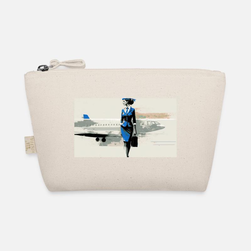 Flight Attendant BLUE Organic Pouch