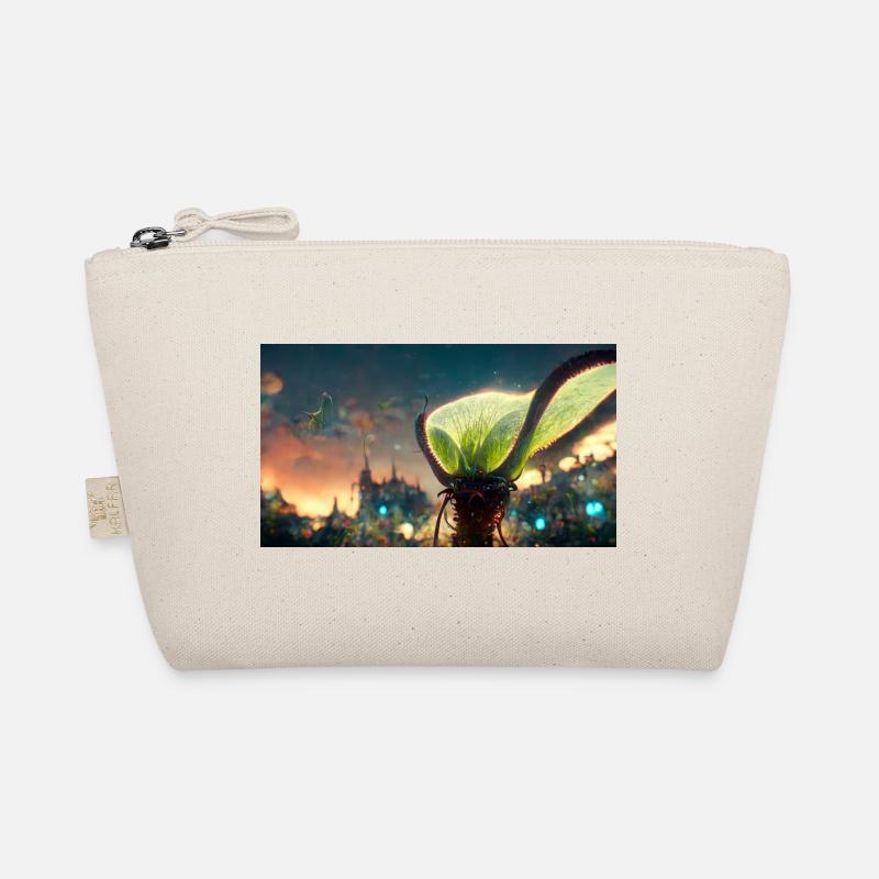 Futuristic Venus flytrap Organic Pouch