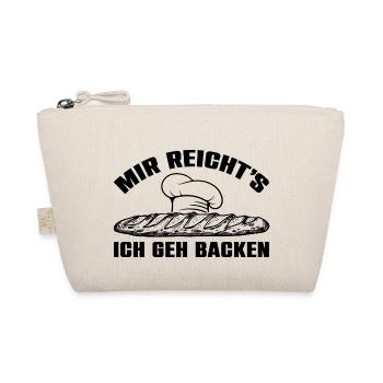 Mir reicht's - ich geh backen - Bio-Täschchen - Natur - Vorne