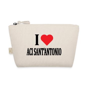 t-shirt Sicily I love Aci Sant'Antonio t-shirt - Organic Pouch - nature - Front