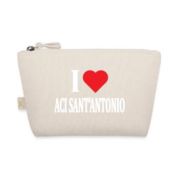 t-shirt Sicilia I love Aci Sant’Antonio t-shirt - Trousse biologique - nature - Devant