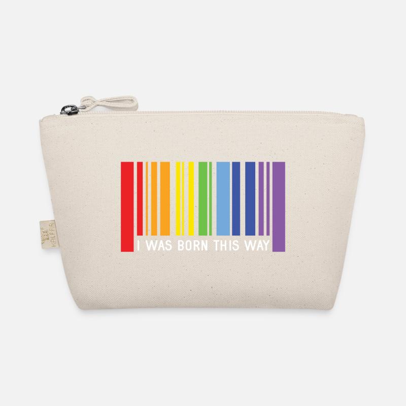 Pride Month LGBT - Ich wurde so geboren - Bio-Täschchen - Natur