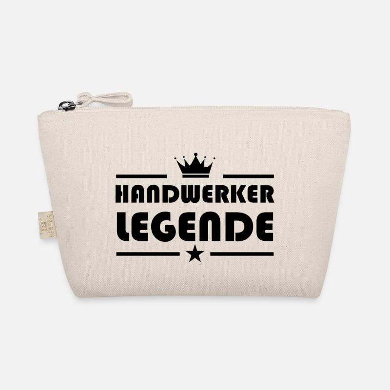 Handwerker Handyman Handwerk Werkzeug Baustelle - Bio-Täschchen - Natur