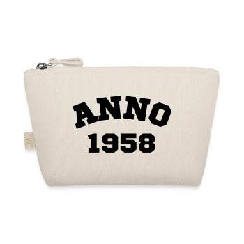 Anno 1958 Geburtstag Geburtsjahr - Bio-Täschchen - Natur - Vorne