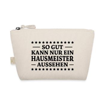 Hausmeister Spruch Lustiges Hausmeister Geschenk - Bio-Täschchen - Natur - Vorne