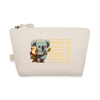 Un koala mignon infligeant des dégâts montre ses skis - Trousse biologique - nature - Devant
