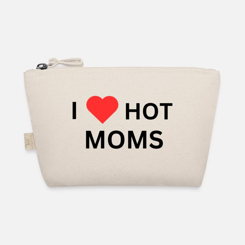 I Love Hot Moms - Bio-Täschchen - Natur