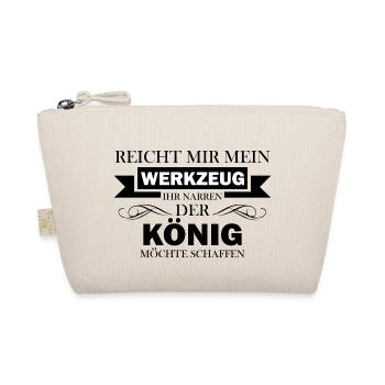 Handwerker Handyman Handwerk Werkzeug Baustelle - Bio-Täschchen - Natur - Vorne