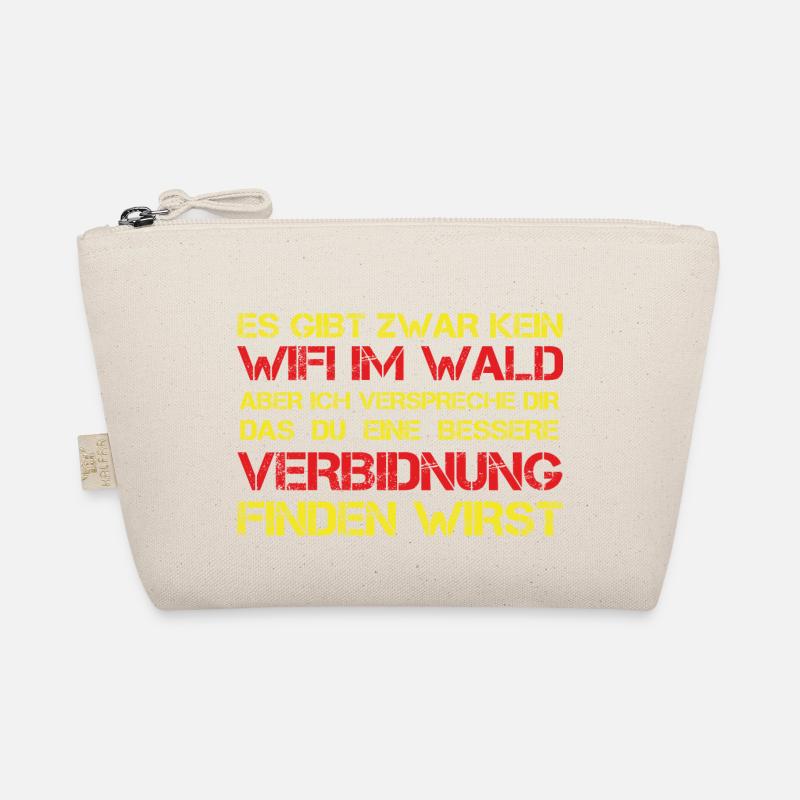 Es gibt kein WIFI imWald - Bio-Täschchen - Natur