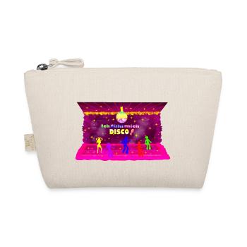 Disco, Pink, 80s, Retro, Party, Old School - Organic Pouch - nature - Front