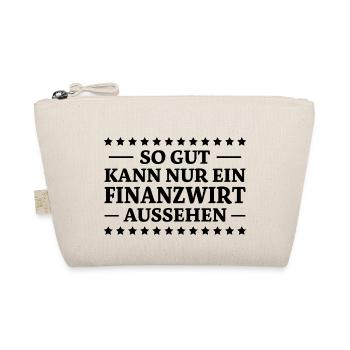 Finanzwirt Spruch Job Lustiges Finanzwirt Geschenk - Bio-Täschchen - Natur - Vorne