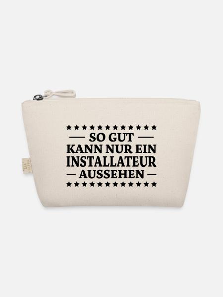 Installateur Spruch Heizung Installateur Geschenk - Bio-Täschchen - Natur