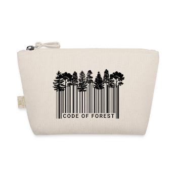 Code-barres Forêt Nature Code forestier Arbres Noir - Trousse biologique - nature - Devant