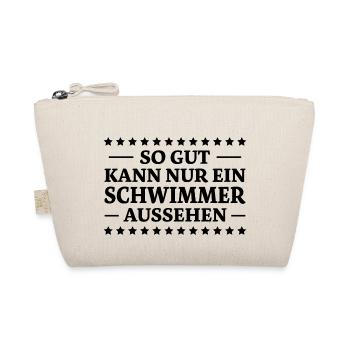 Schwimmer Spruch Sport Lustiges Schwimmer Geschenk - Bio-Täschchen - Natur - Vorne