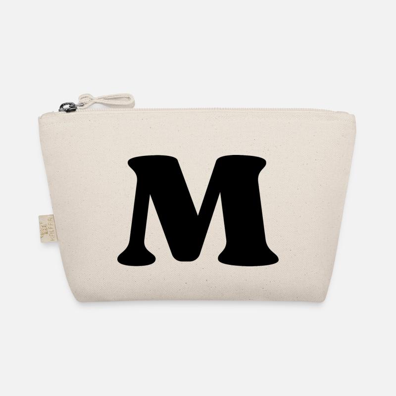 Buchstabe m Bio-Täschchen