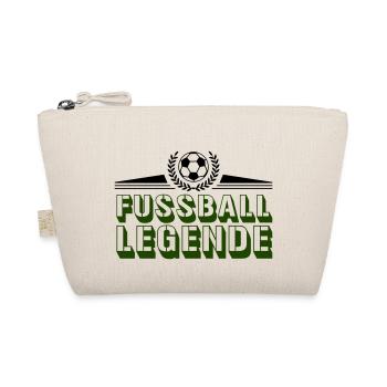 fussball legende - Bio-Täschchen - Natur - Vorne