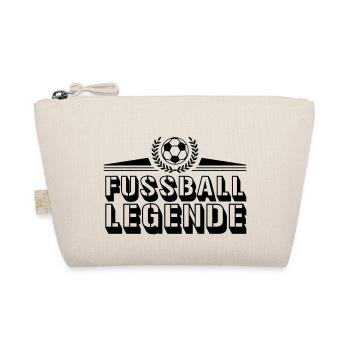fussball legende - Bio-Täschchen - Natur - Vorne