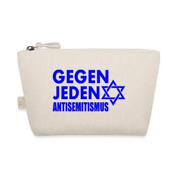 Gegen jeden antisemitismus - Bio-Täschchen - Natur - Vorne