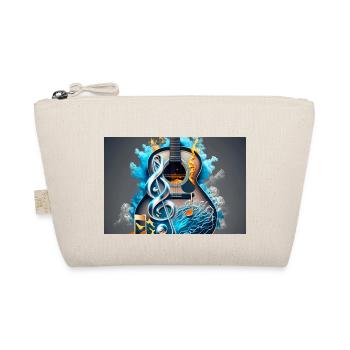 colorful acoustic guitar - Organic Pouch - nature - Front