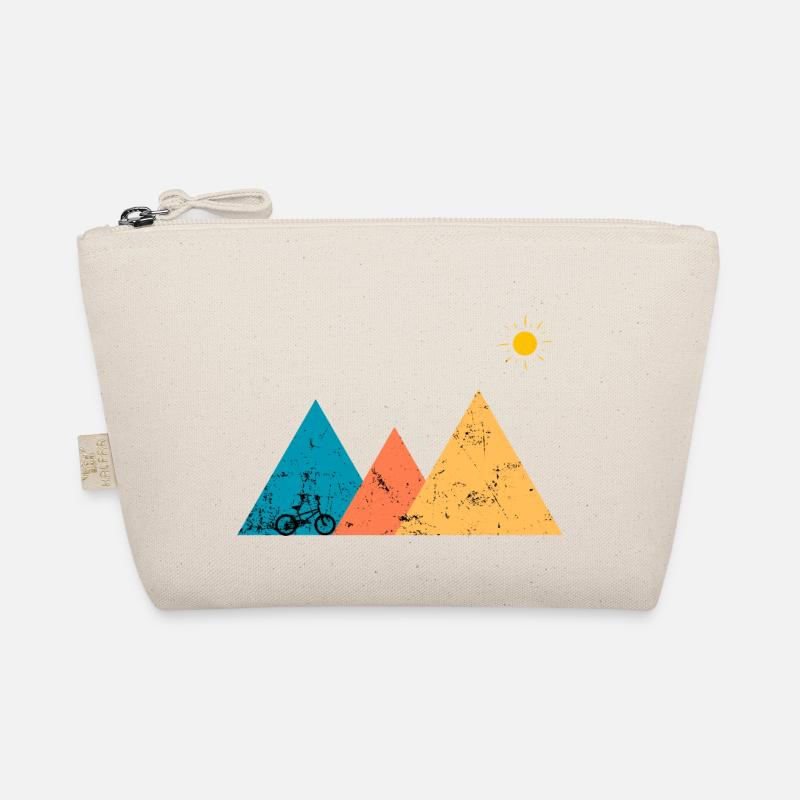 Mountain Biking Forms Organic Pouch