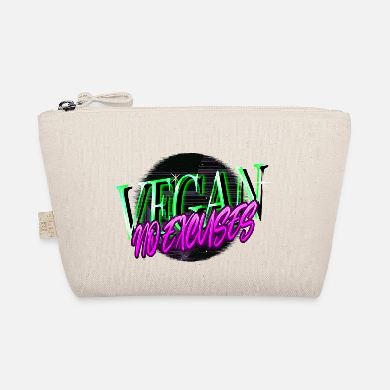 cool statement birthday present pro vegan Bio-Täschchen