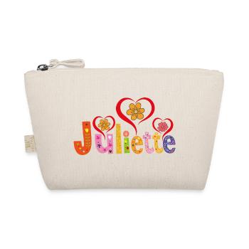 Nom personnalisé de Juliette - Trousse biologique - nature - Devant
