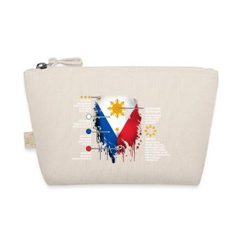Philippines Filipino Flag Pride I Gift - Organic Pouch - nature - Front