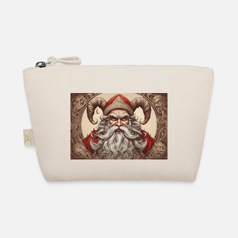 vintage Santa Claus - Bio-Täschchen - Natur