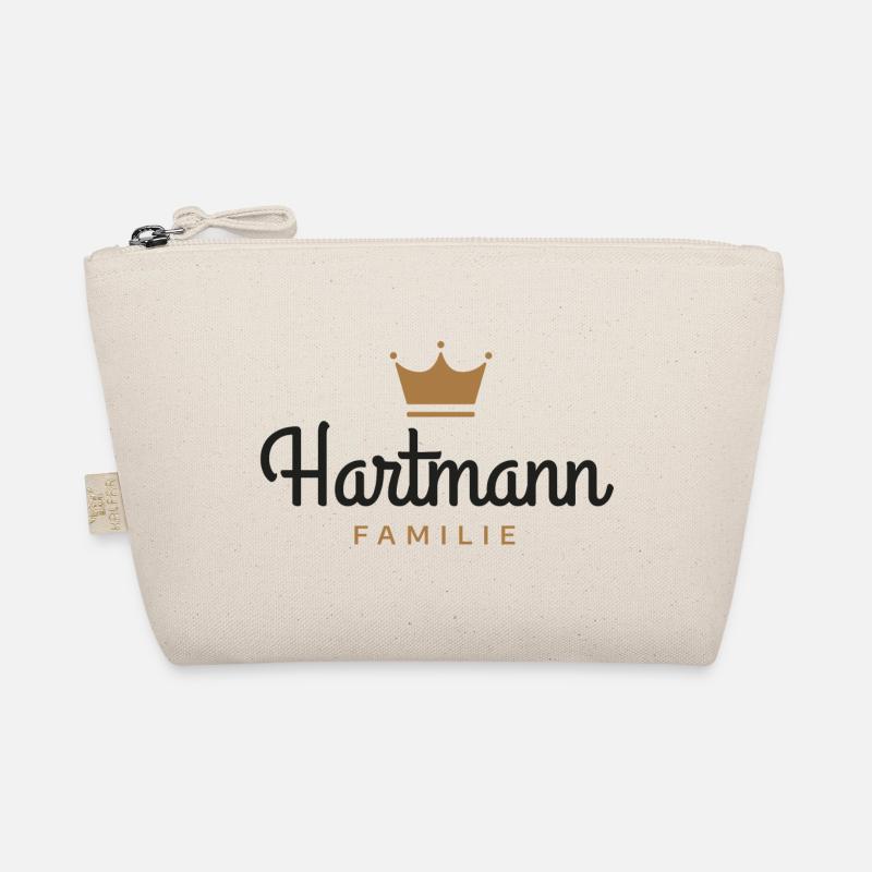 Hartmann-Familie - Bio-Täschchen - Natur