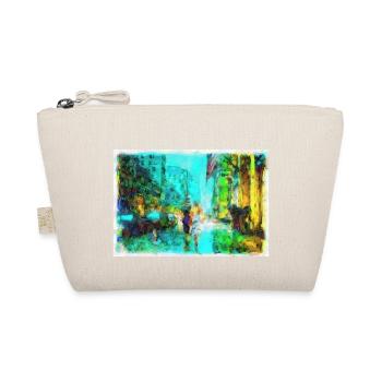 New Yorkers In Rain - Organic Pouch - nature - Front