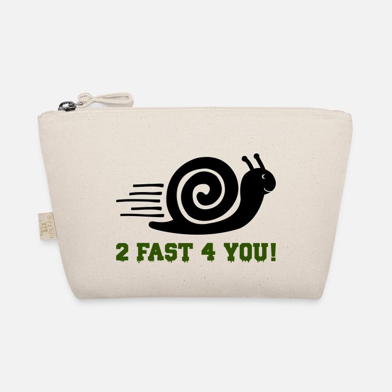 schnecke 2 fast - Bio-Täschchen - Natur