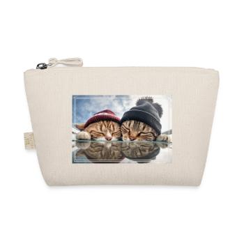 Two cute sleeping kittens - Organic Pouch - nature - Front