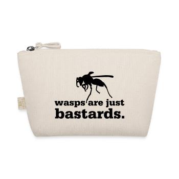 Wasps are just bastards - Organic Pouch - nature - Front