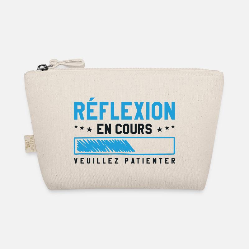 Reflection in progress Please be patient | Funny Humor Organic Pouch