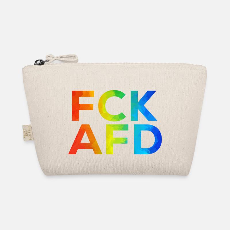 FCK AFD Regenbogen Bio-Täschchen
